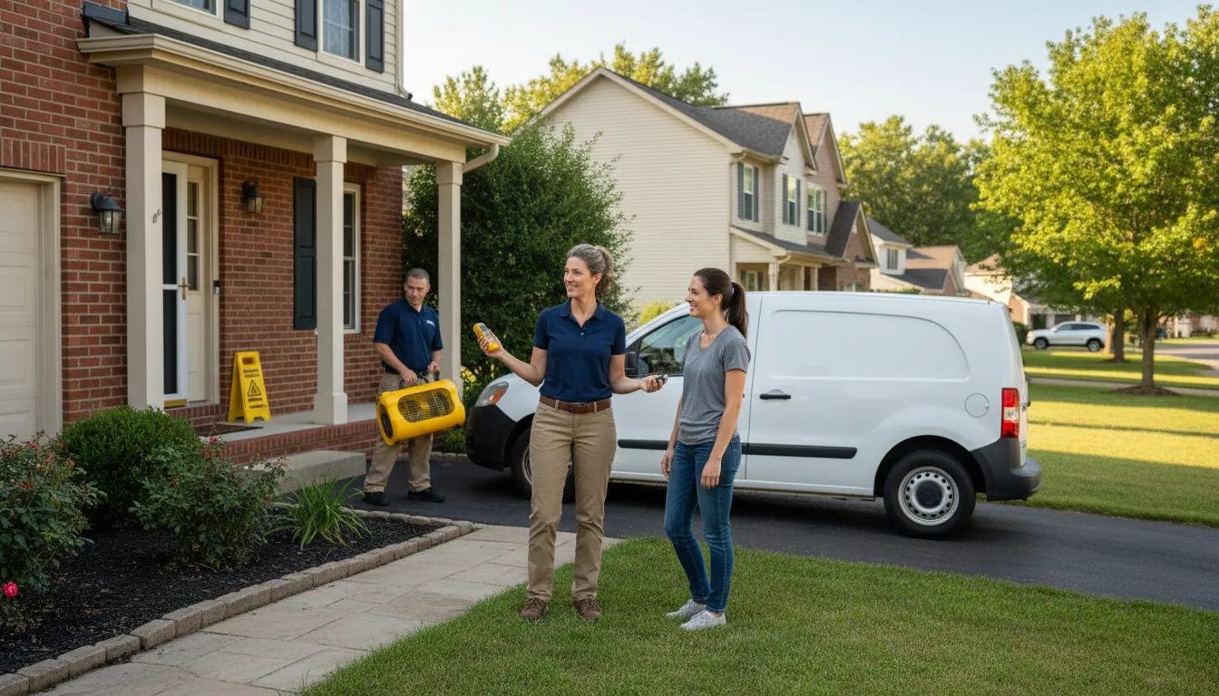 Residential water damage restoration in Greycliff, MT